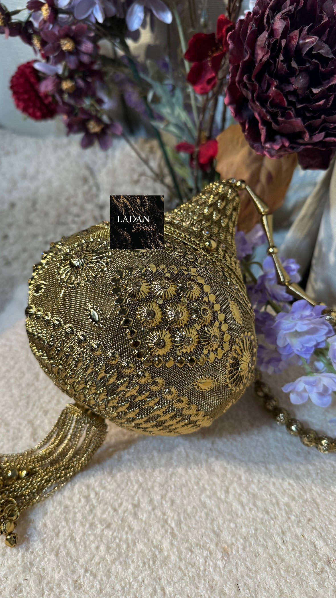 Bronze Bridal Bag