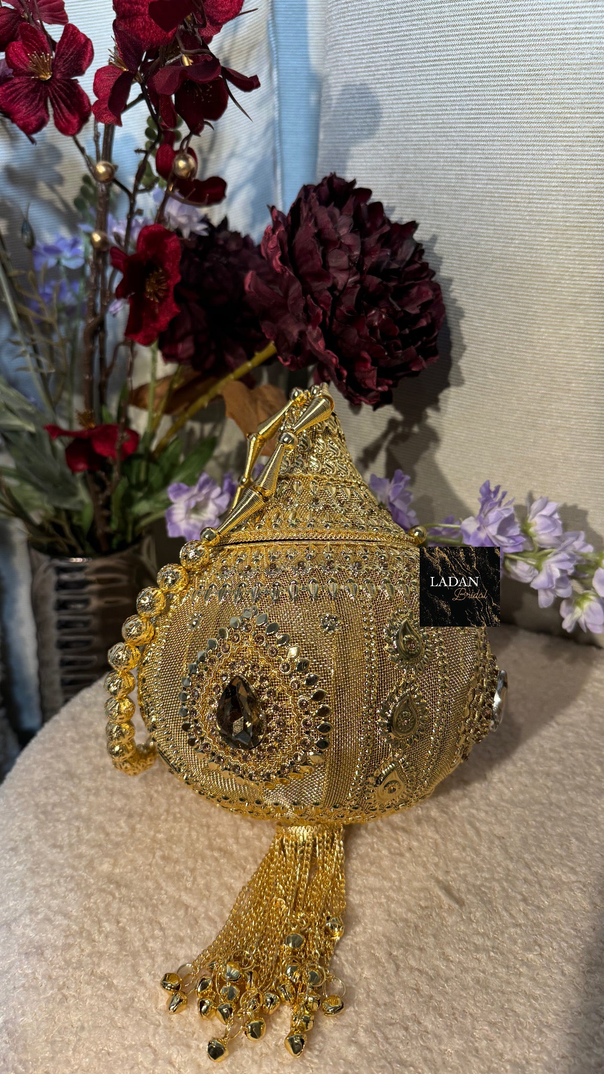 Gold Bridal Bag