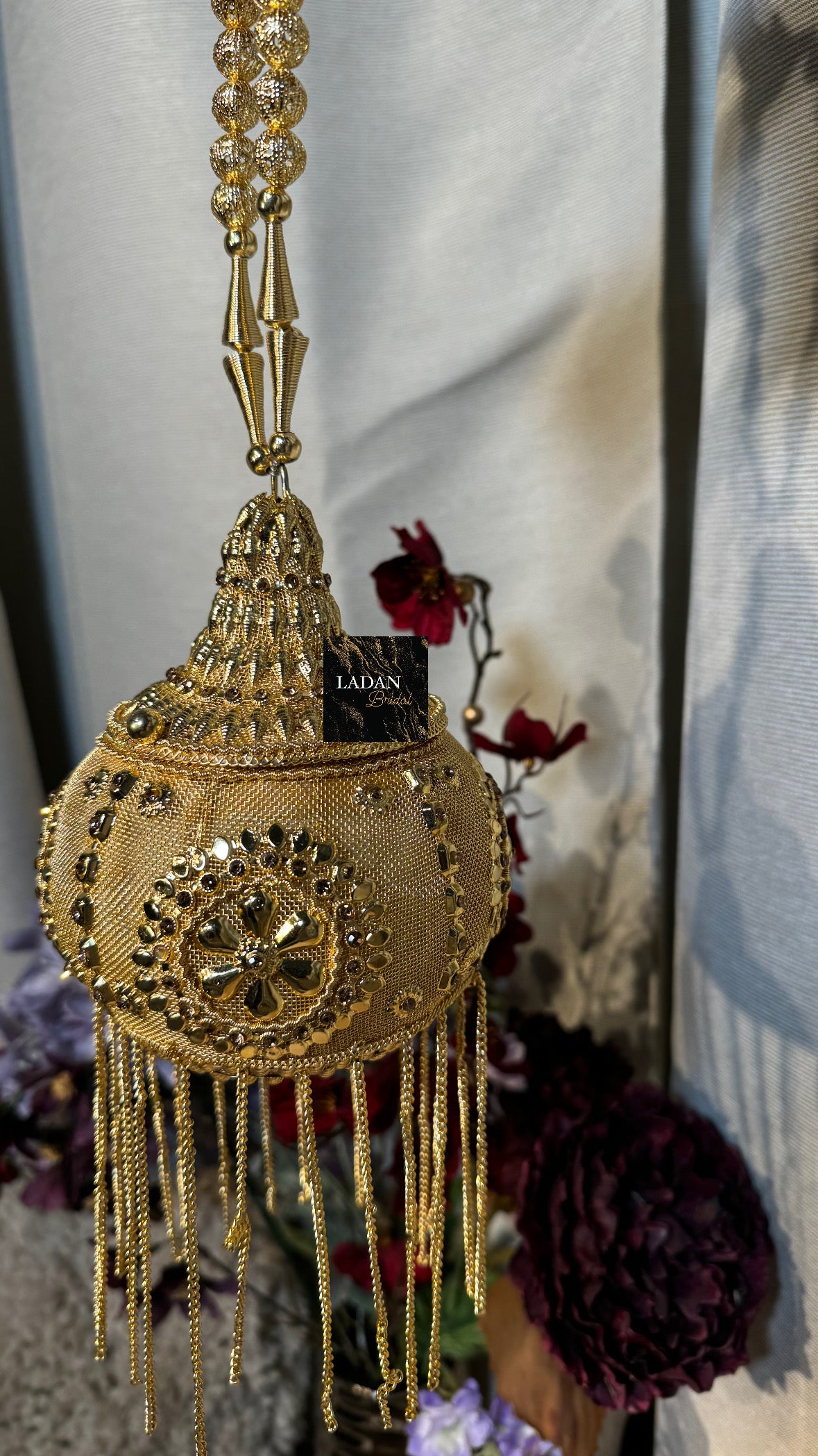 Mini Gold Bridal Bag