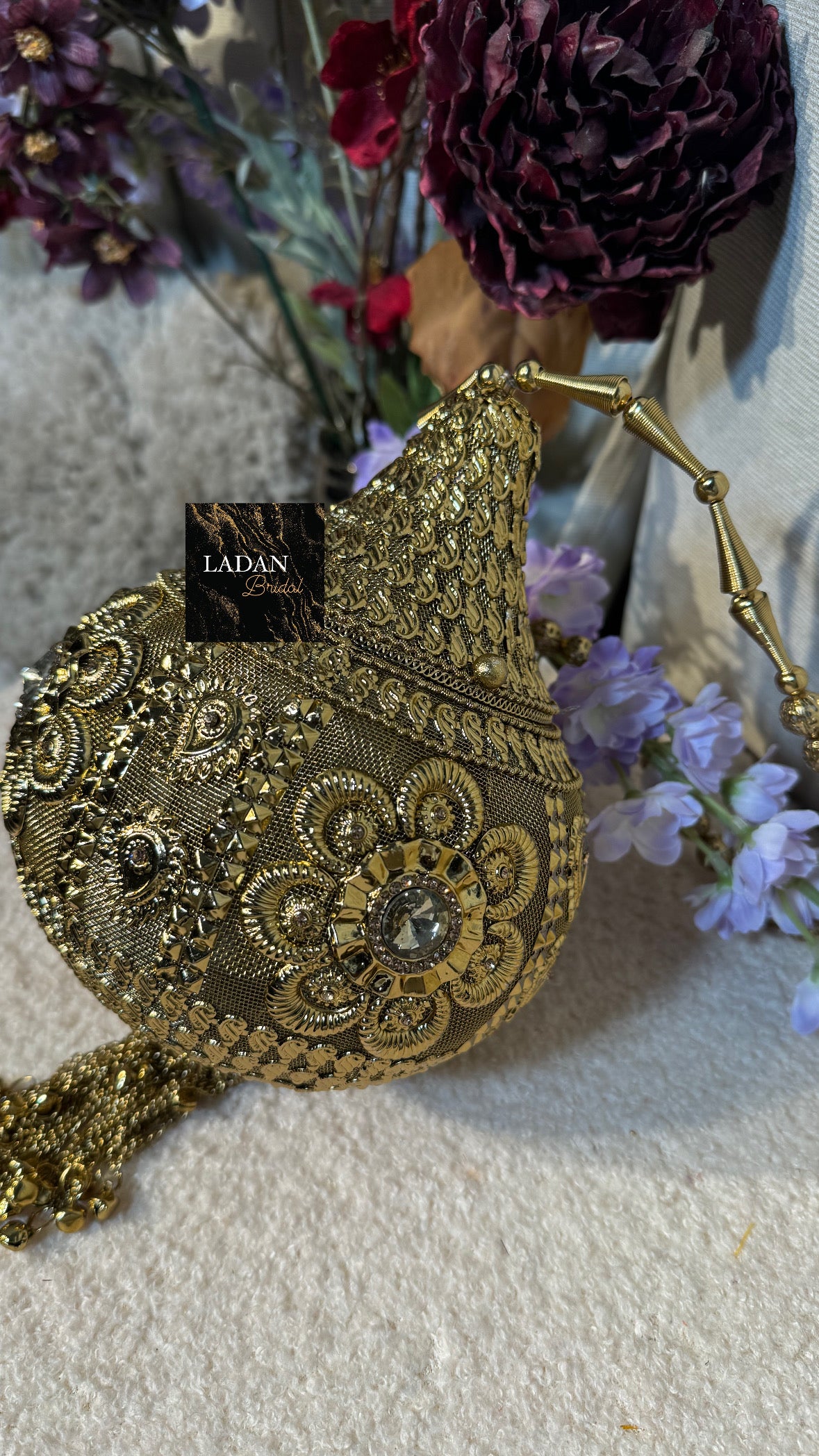 Bronze Bridal Bag