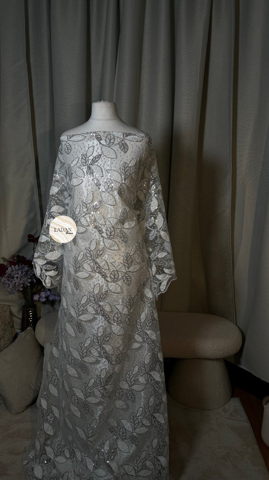 White Leaf Lace Dirac Set