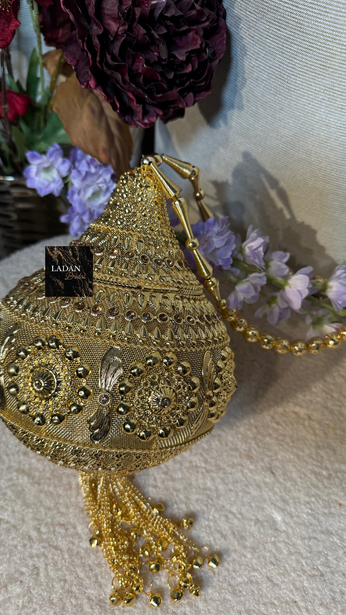 Gold Bridal Bag