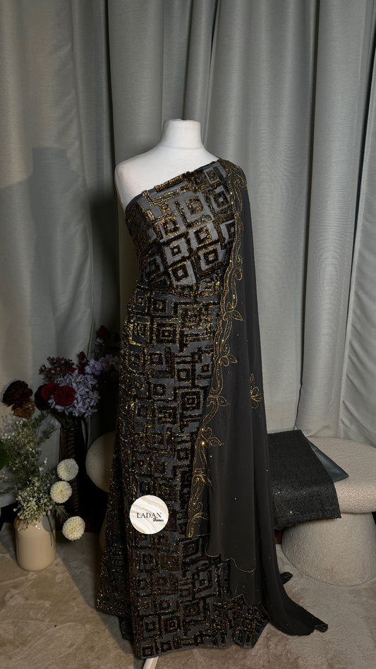 Luxury Maqbal Collection | Grey