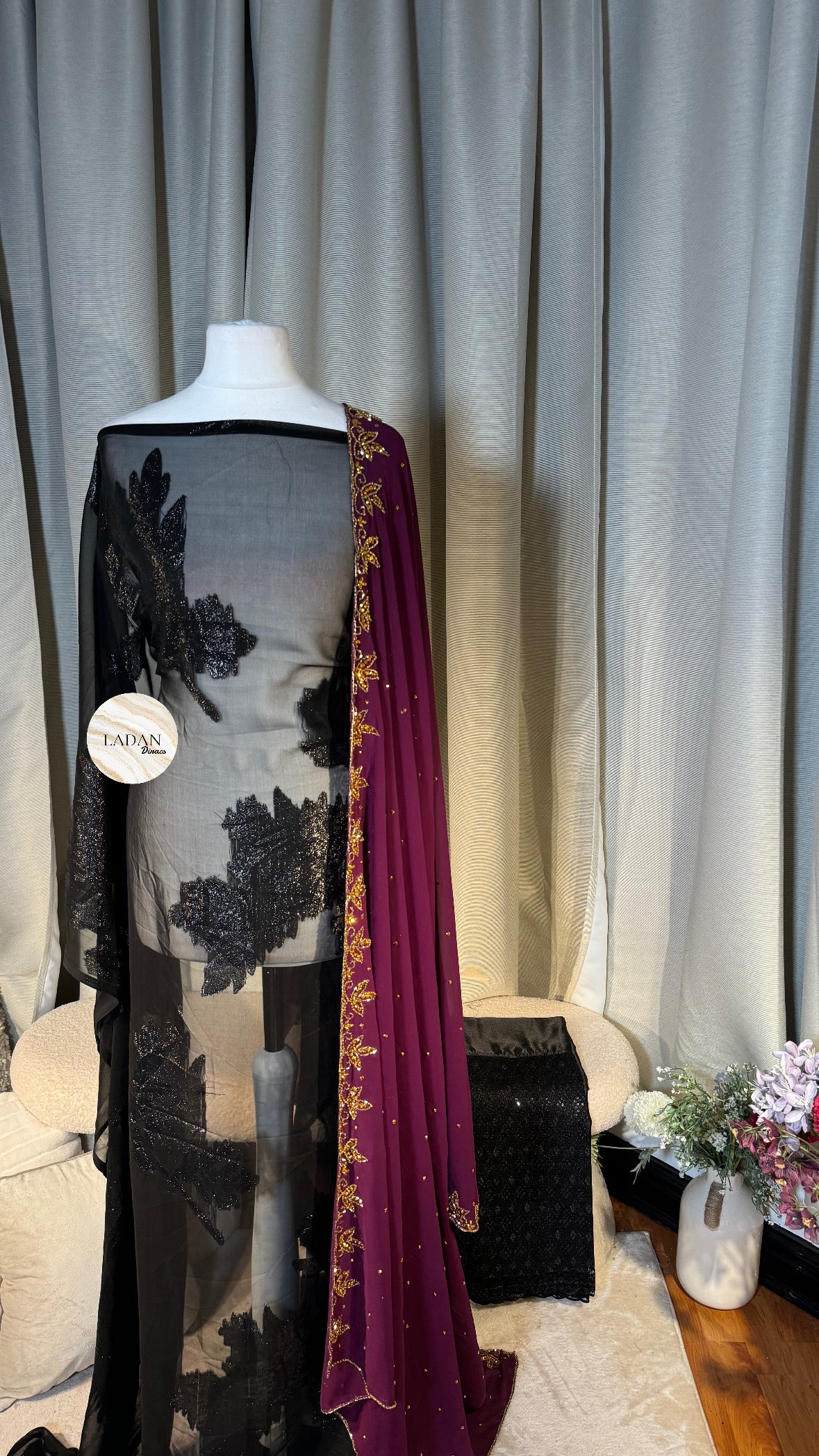 Faransawi Dirac | Black & Purple/Wine