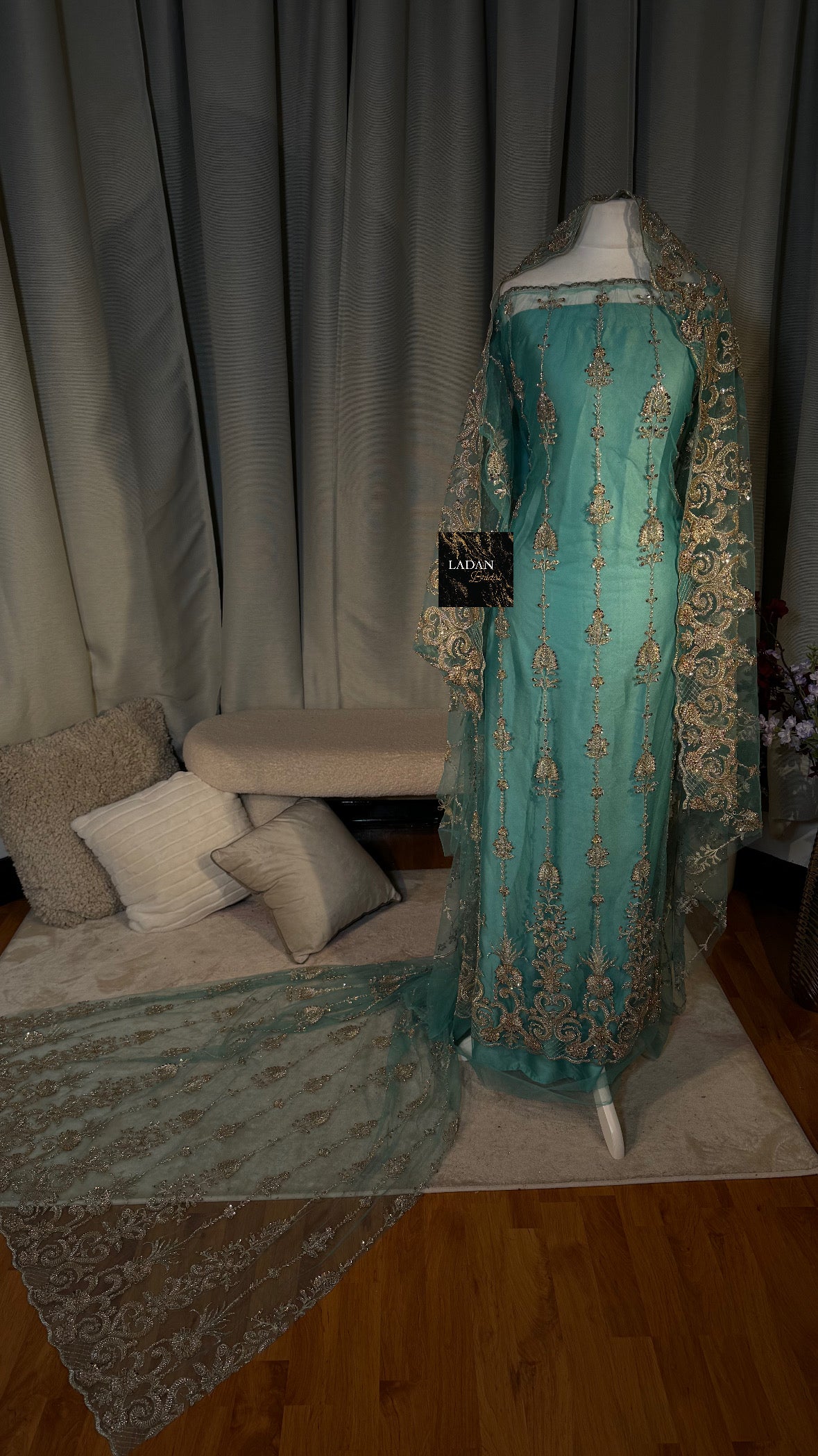 Turquoise Bridal Dirac