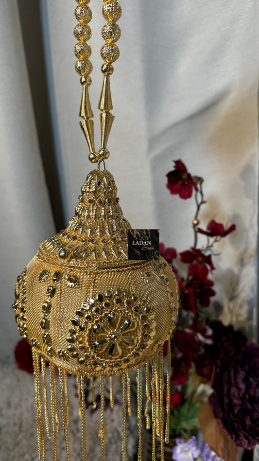 Mini Gold Bridal Bag