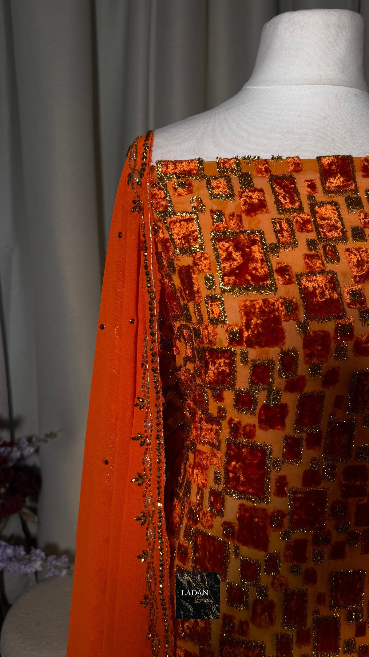 Luxury Maqbal Collection | Orange