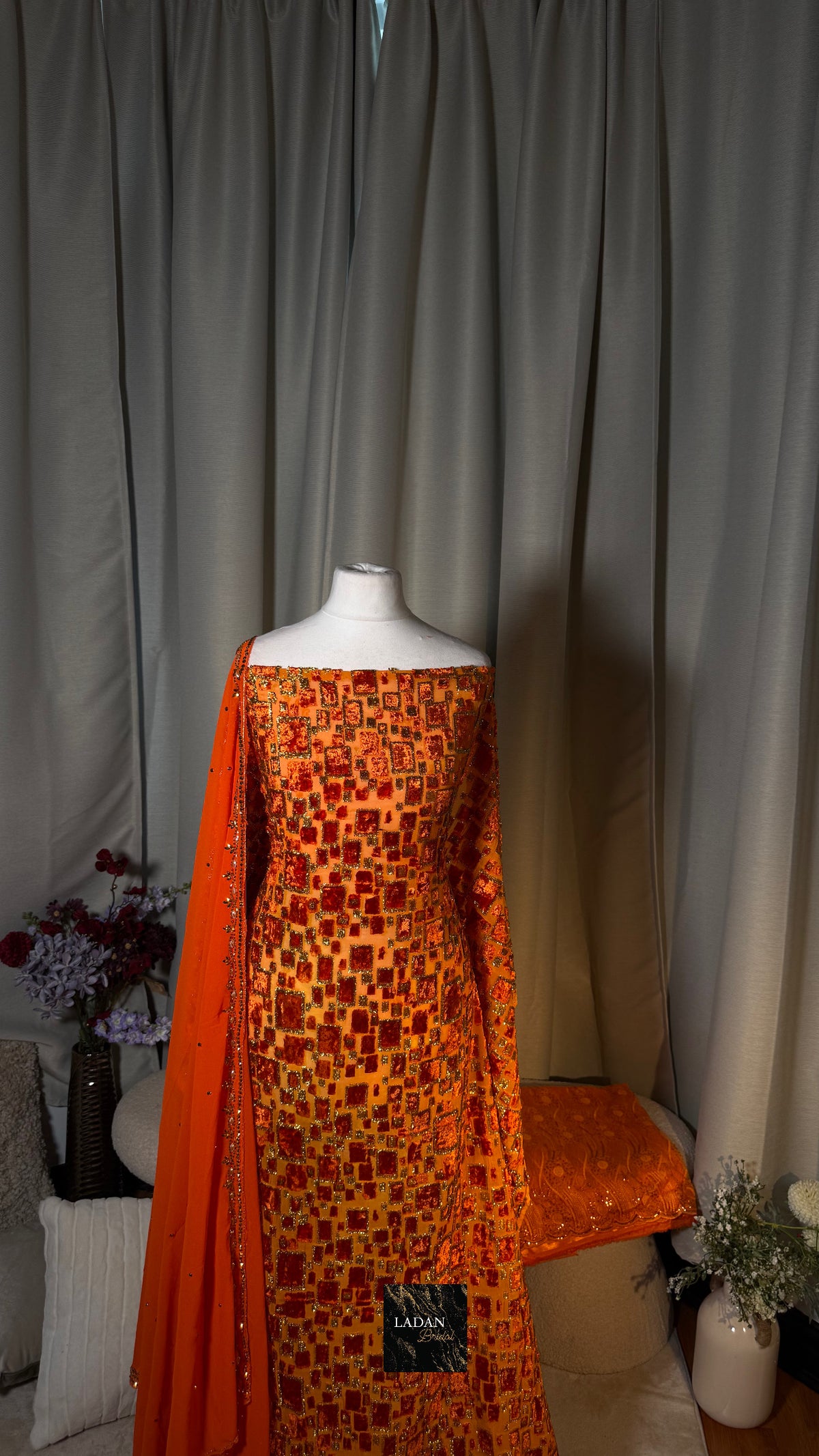 Luxury Maqbal Collection | Orange