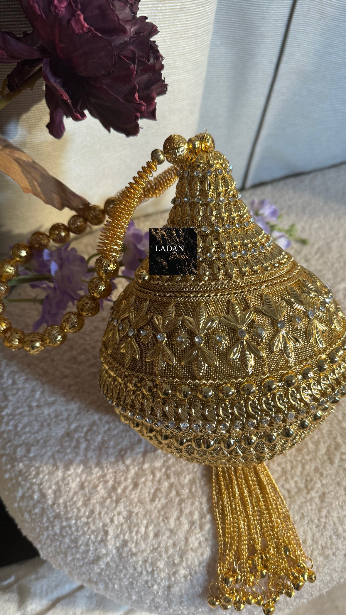 Gold Bridal Bag