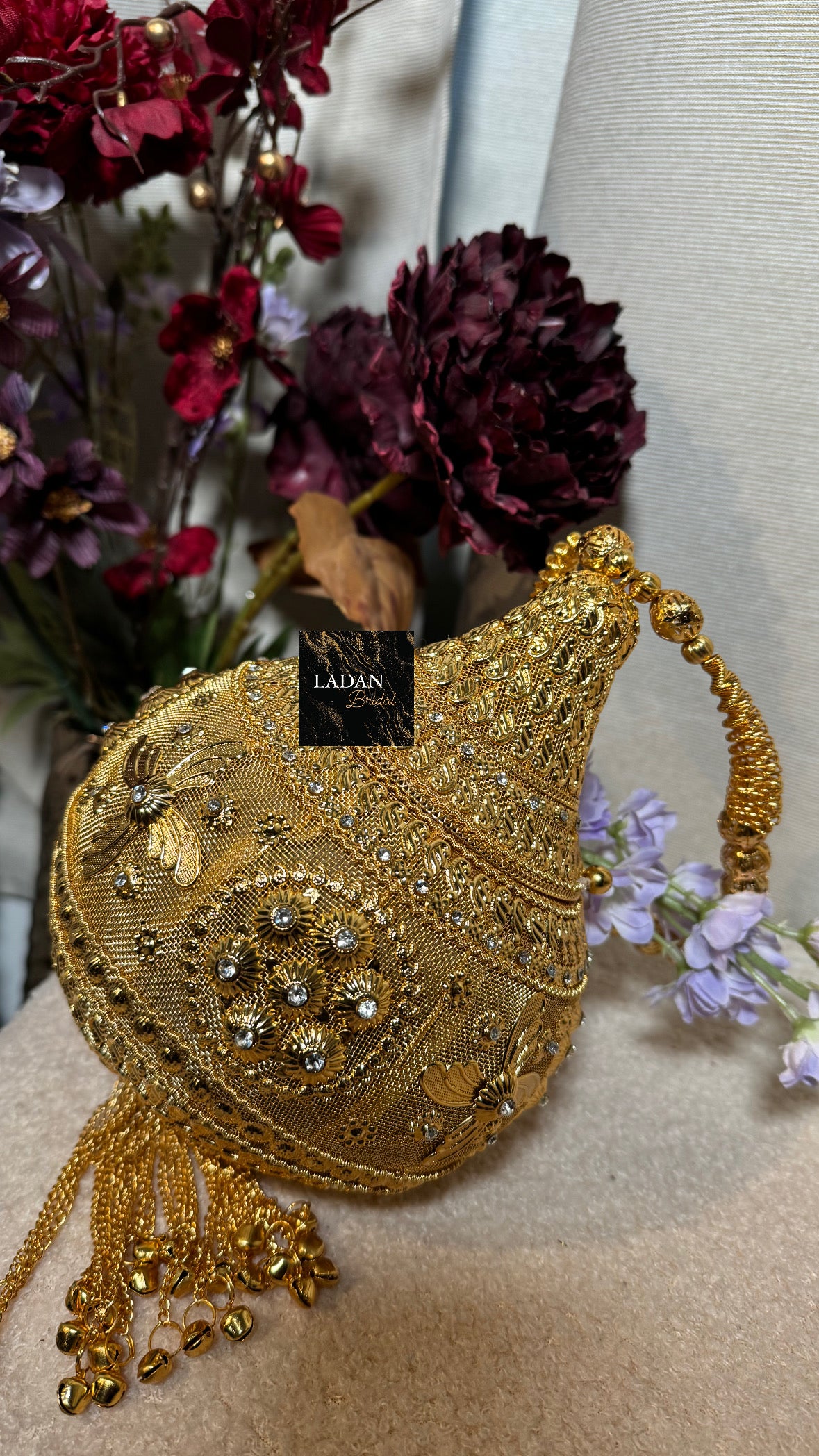 Gold Bridal Bag