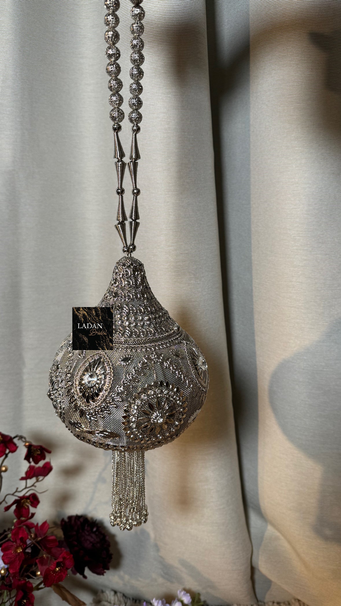 Silver Bridal Bag