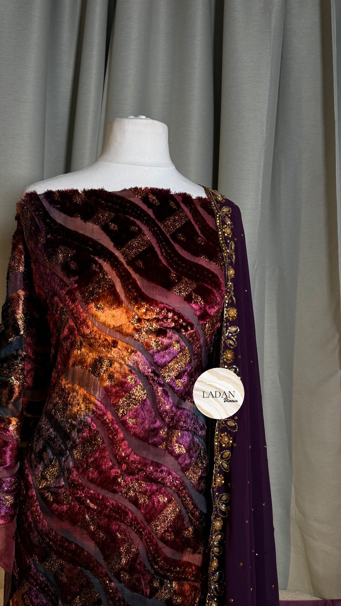 Prestige Maqbal Collection | Purple Multicoloured Dirac Set