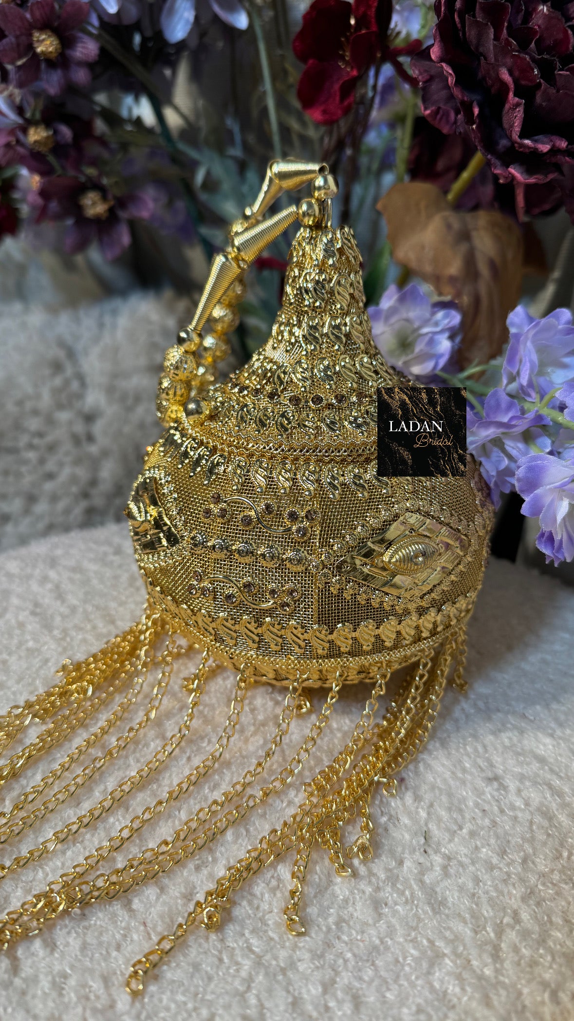 Mini Gold Bridal Bag