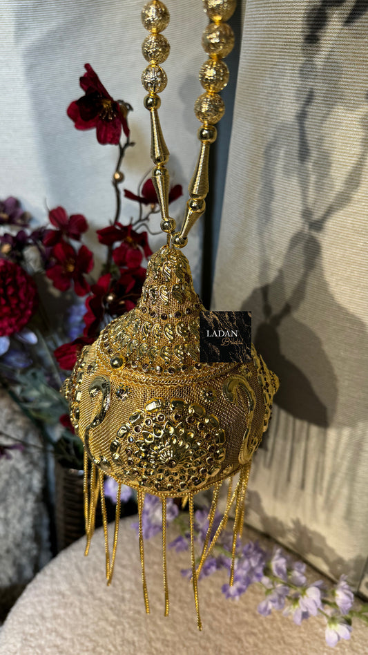 Mini Gold Bridal Bag