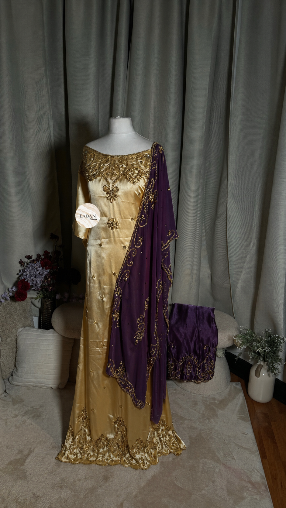 Luxury Embroidered Bridesmaids Sets