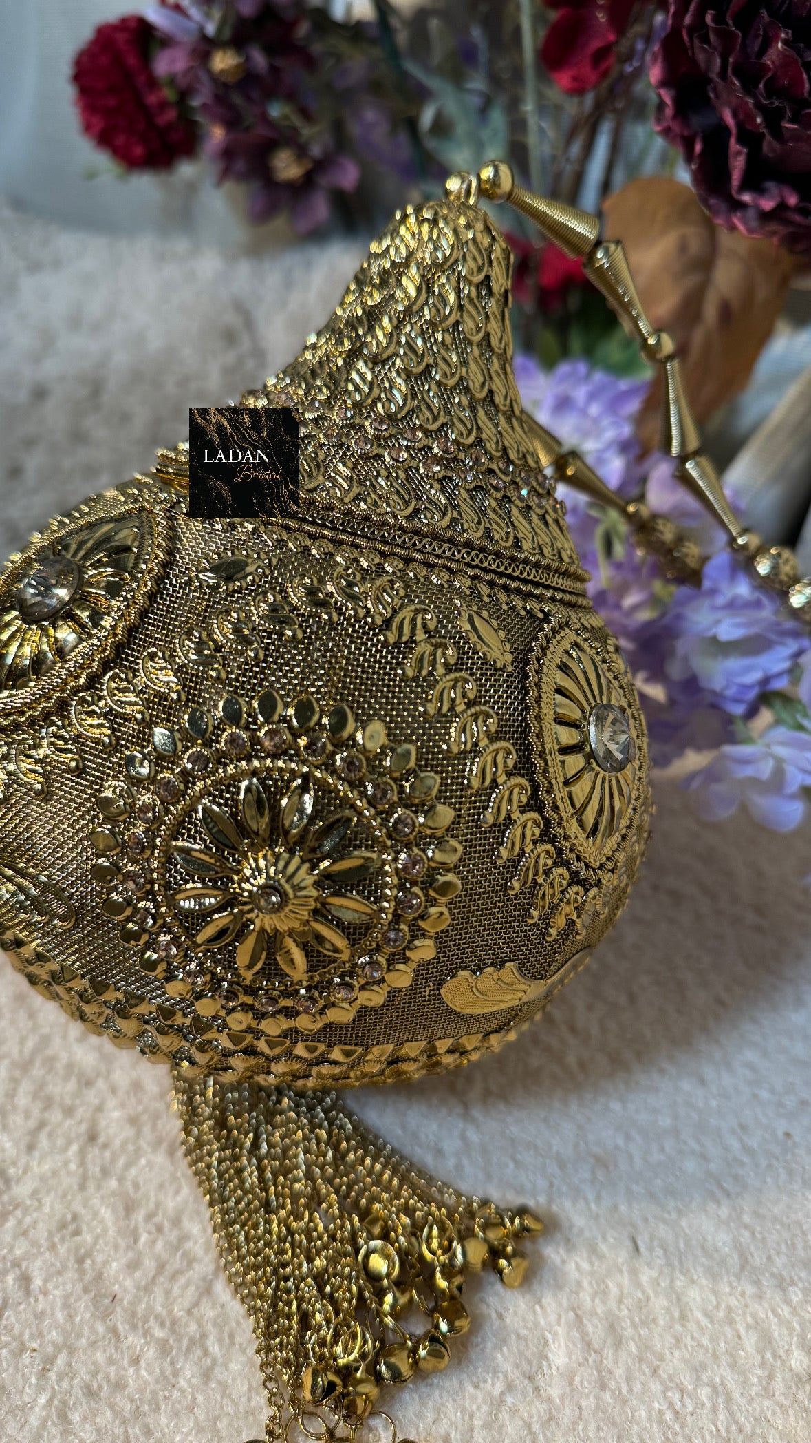 Bronze Bridal Bag