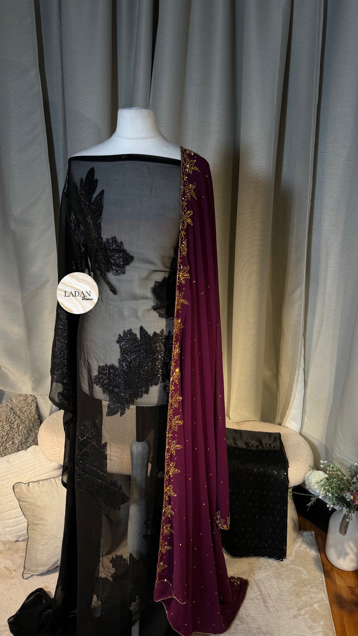 Faransawi Dirac | Black & Purple/Wine