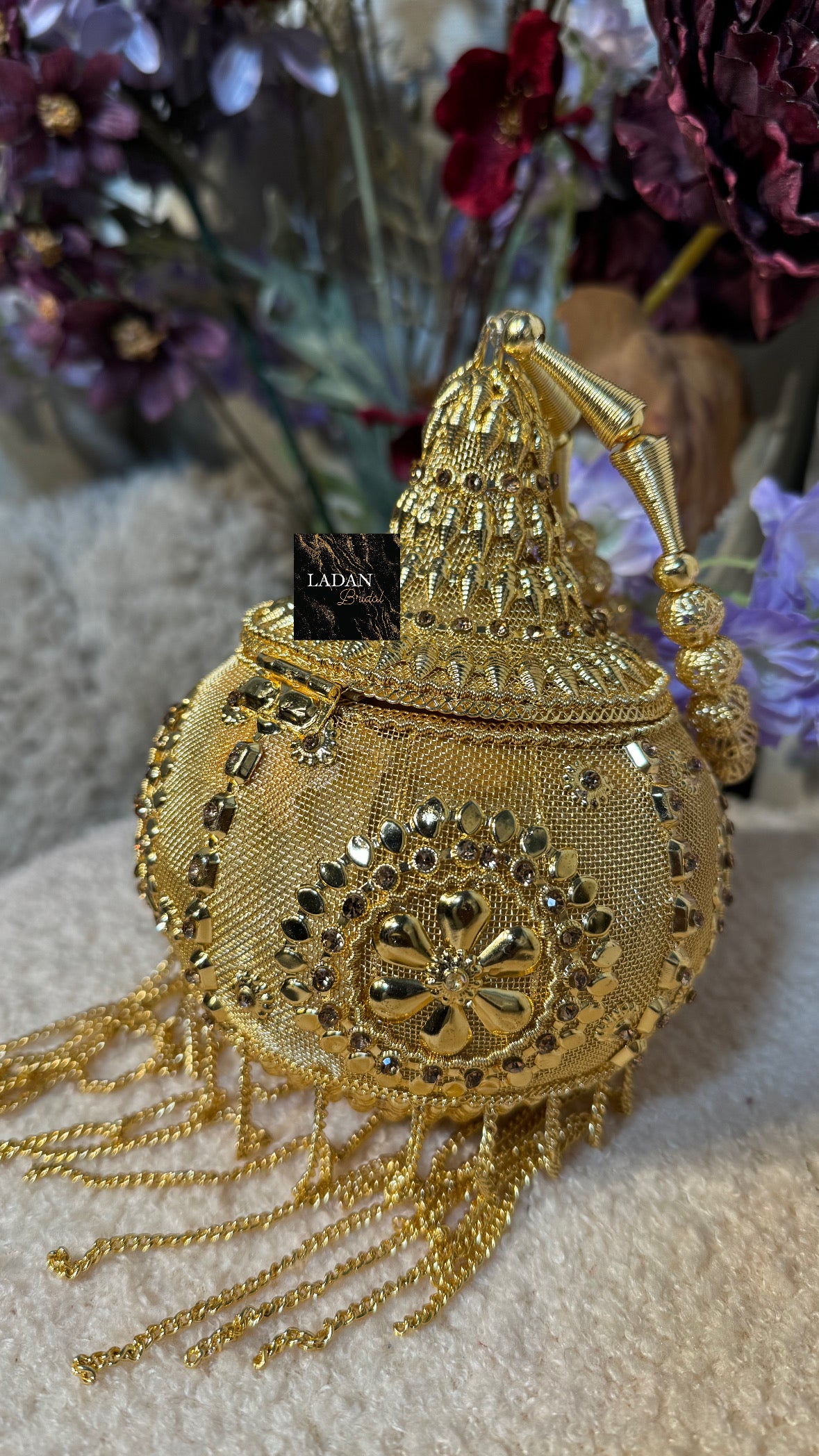 Mini Gold Bridal Bag