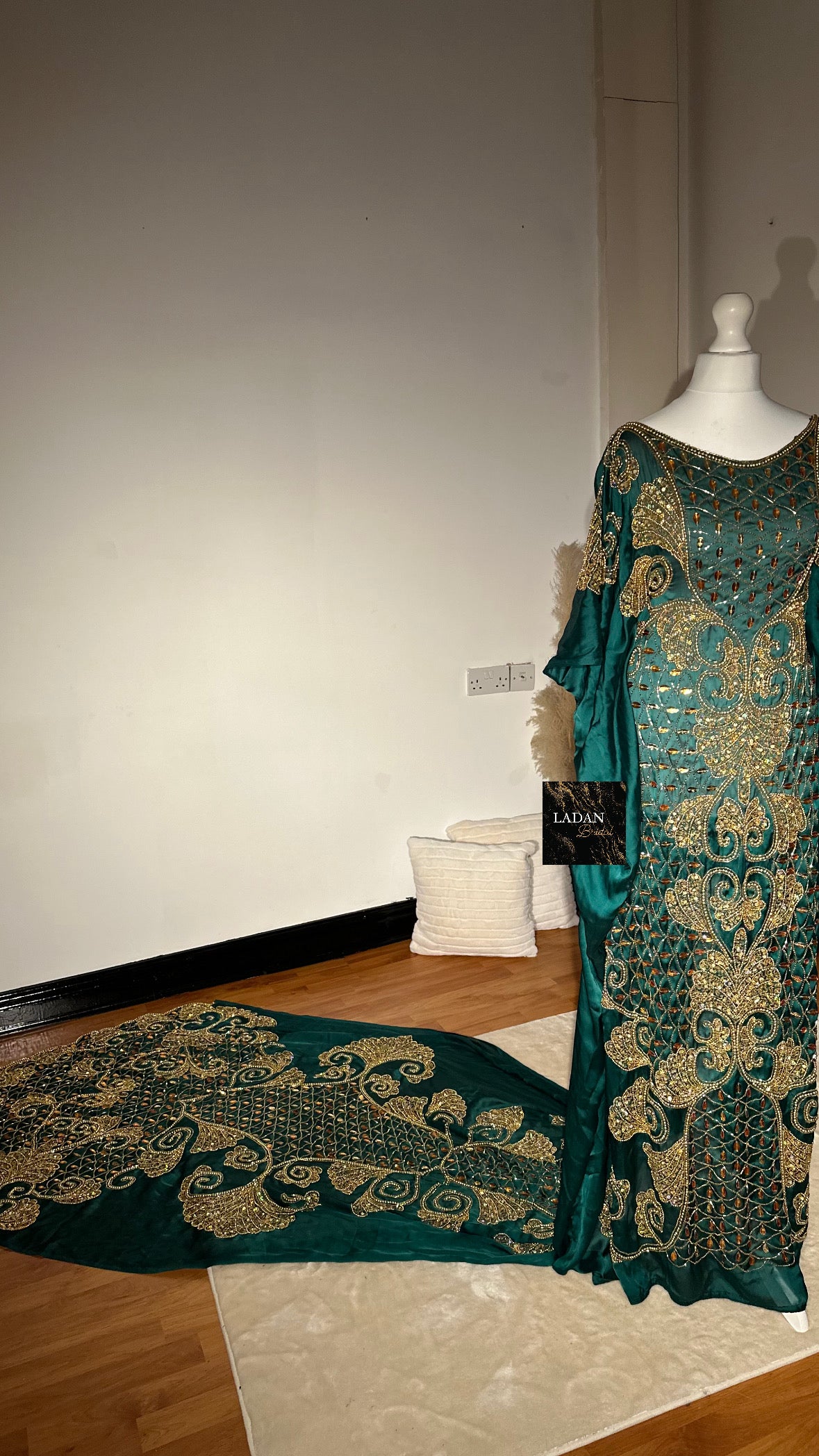 Ubah Bridal Dirac | Emerald Green