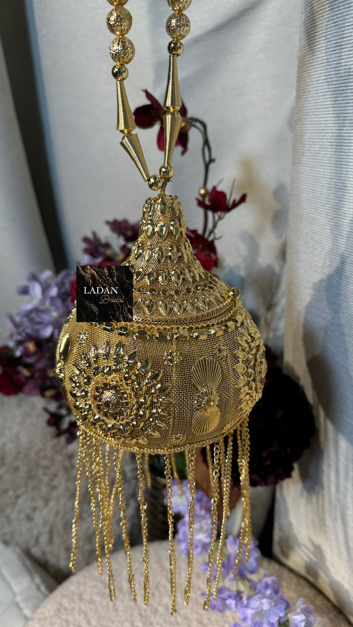 Mini Gold Bridal Bag