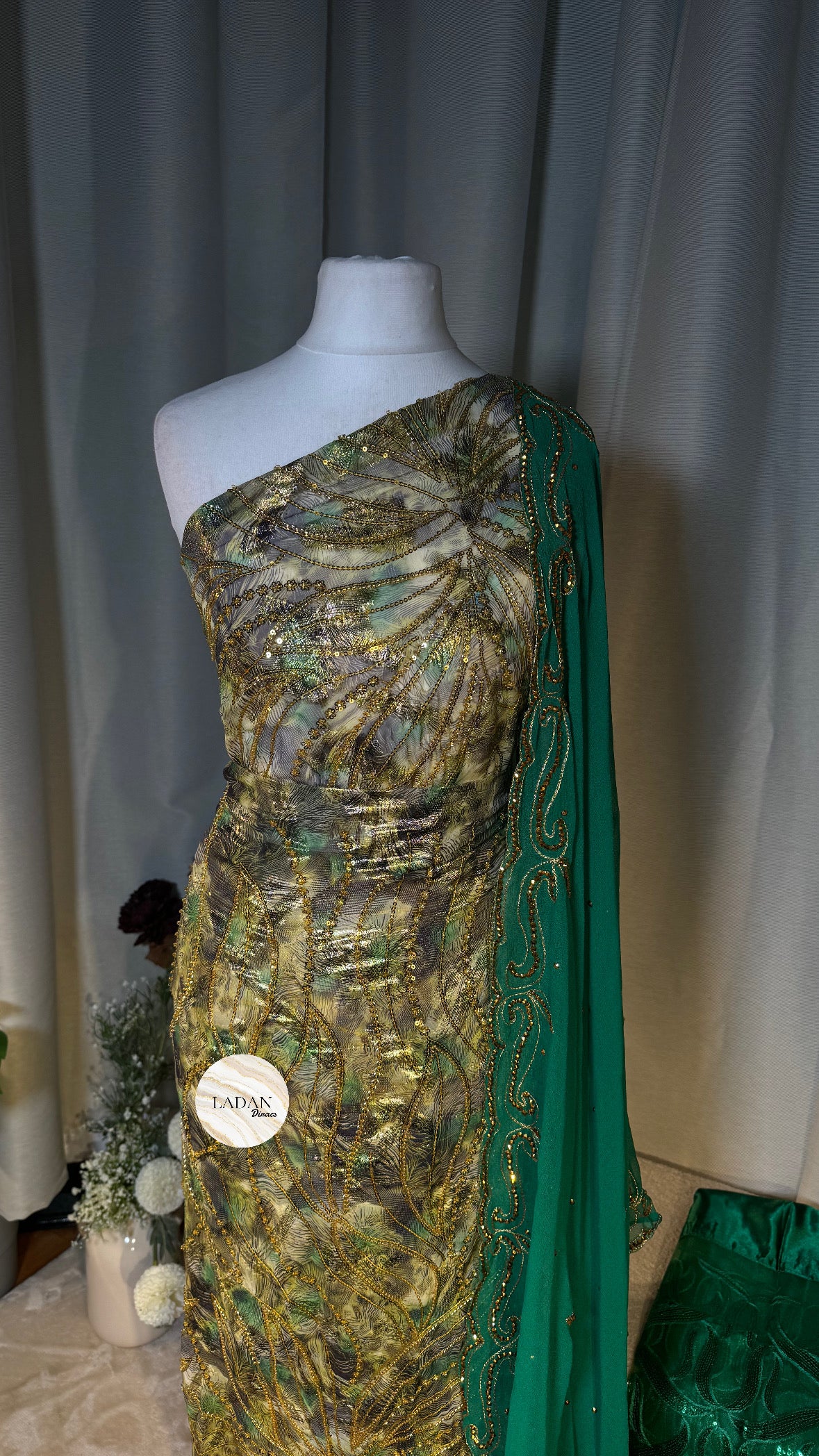 Willow Leaf Stone Dirac Collection| Green
