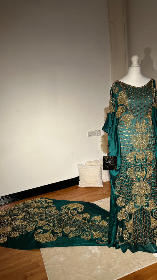 Ubah Bridal Dirac | Emerald Green