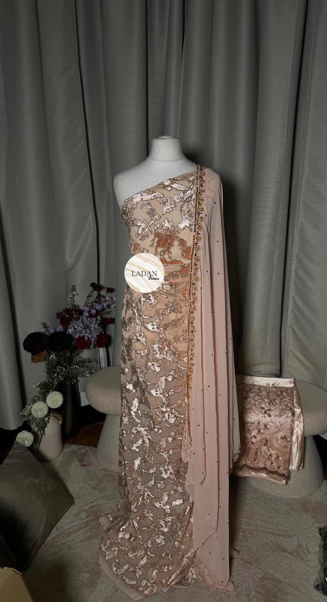 Prestige Maqbal Collection | Baby Pink Dirac