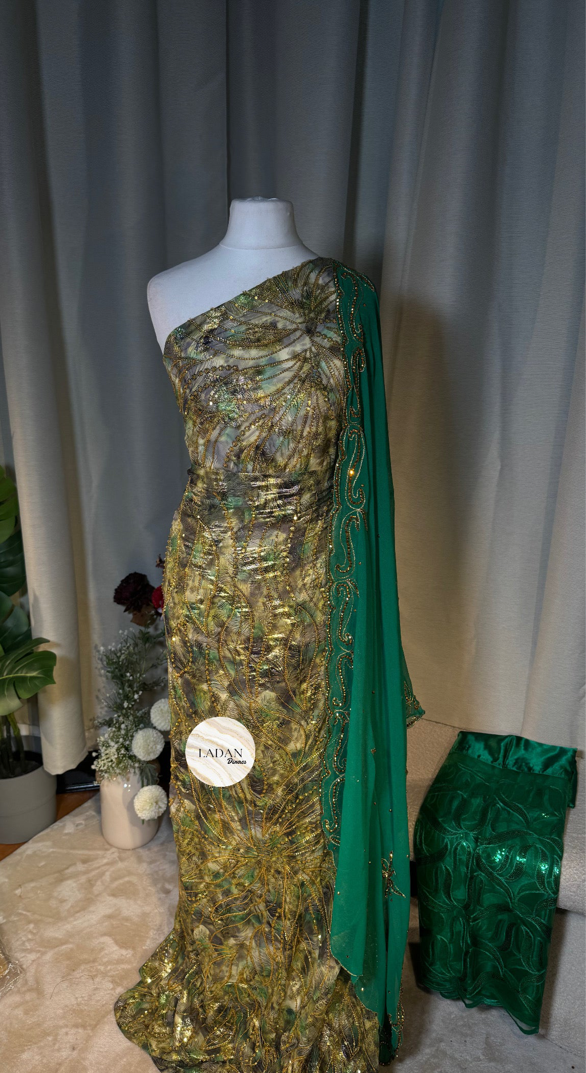 Willow Leaf Stone Dirac Collection| Green