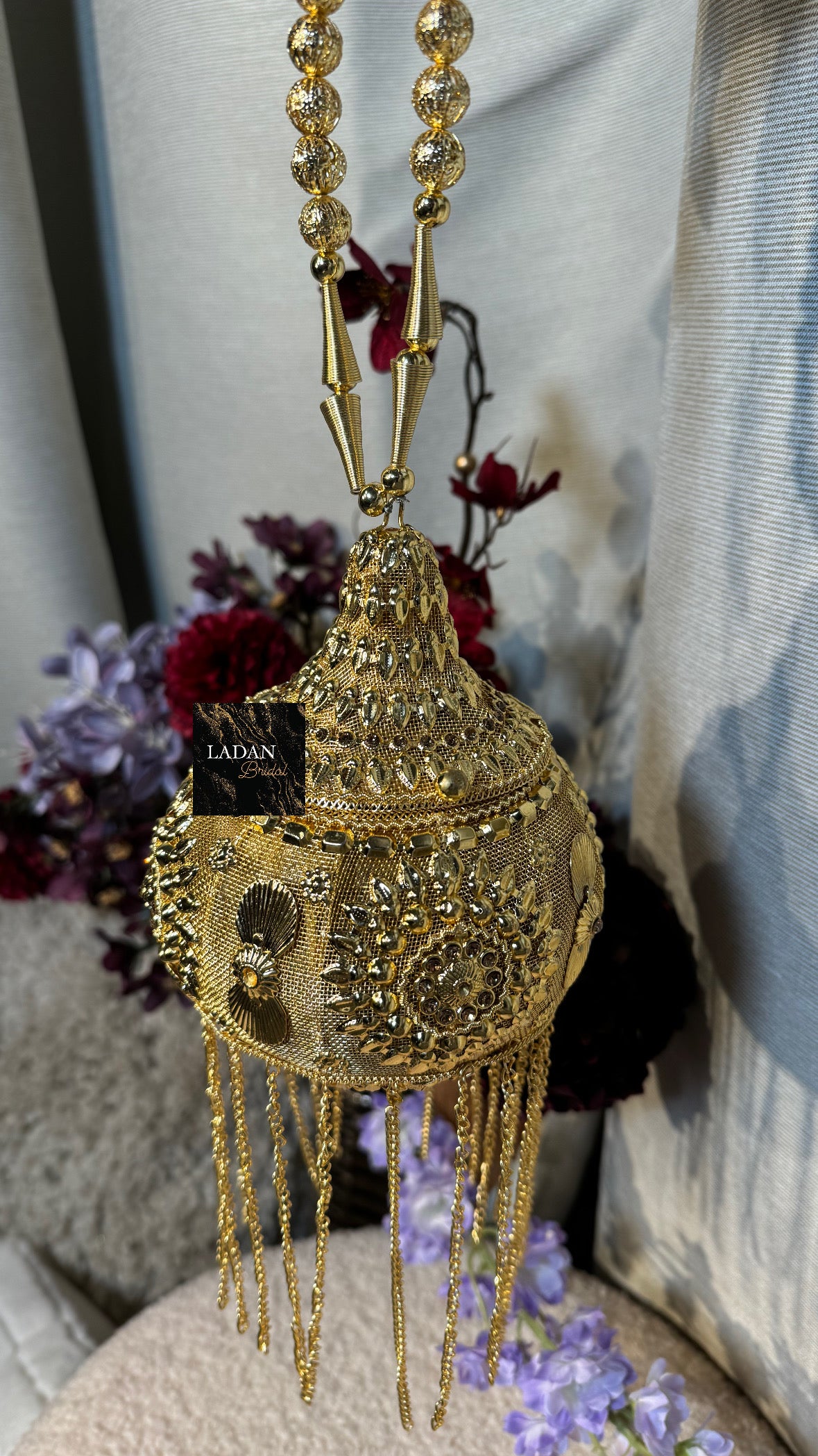 Mini Gold Bridal Bag