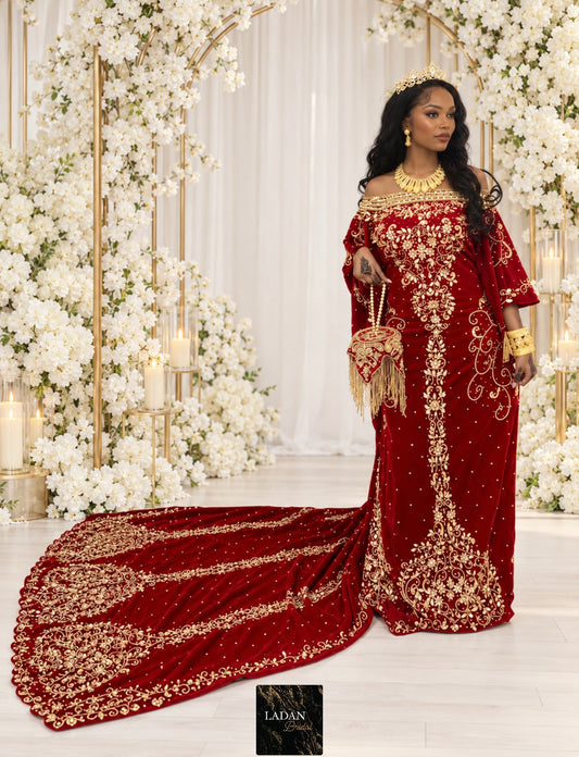Jawahir Bridal Dirac - Red